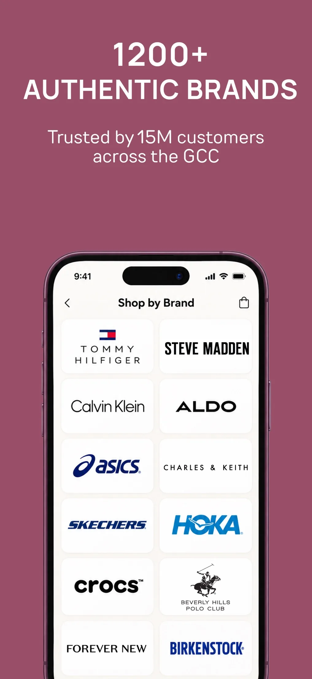 AIVI Shop by Brand screen
