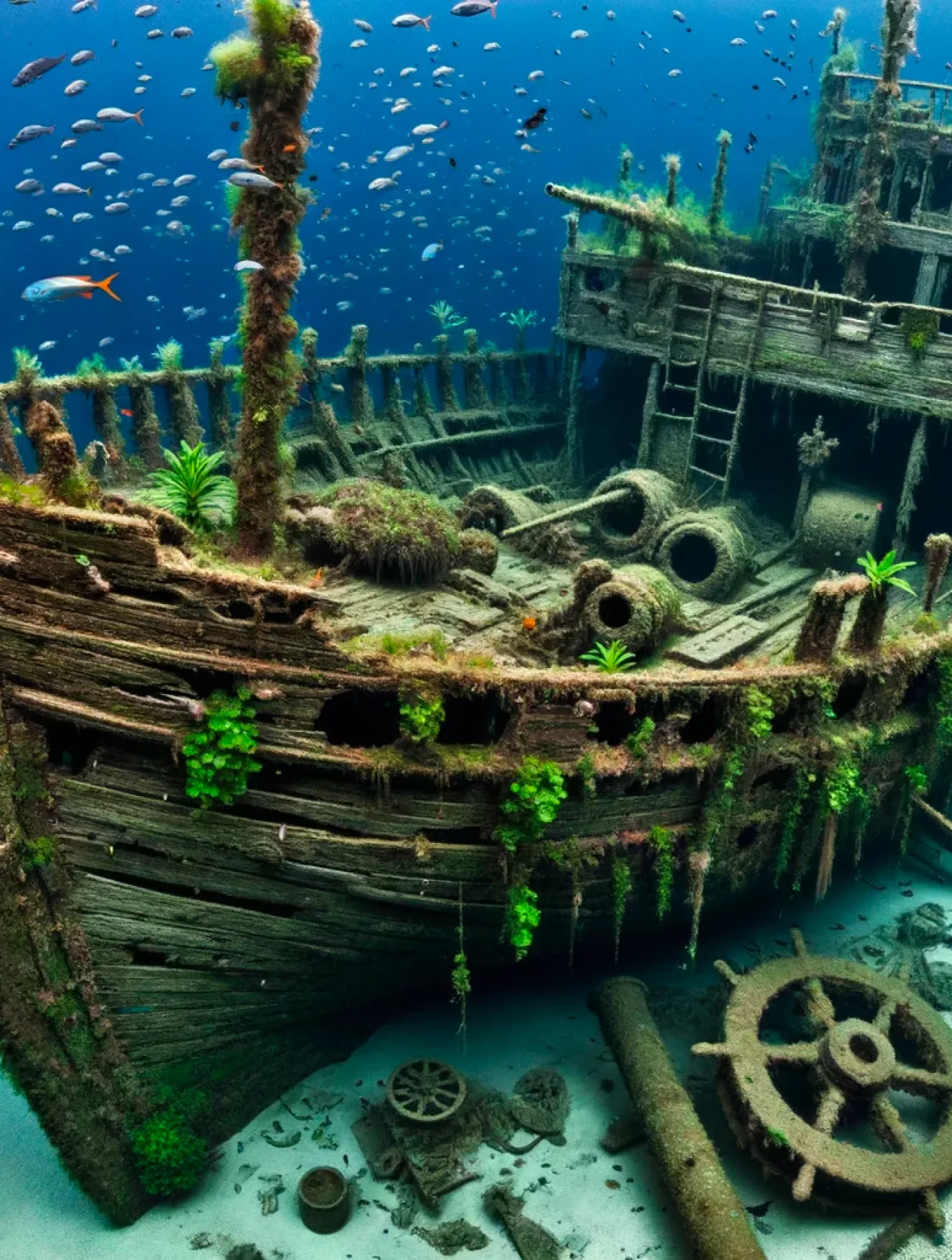 Sunken ship