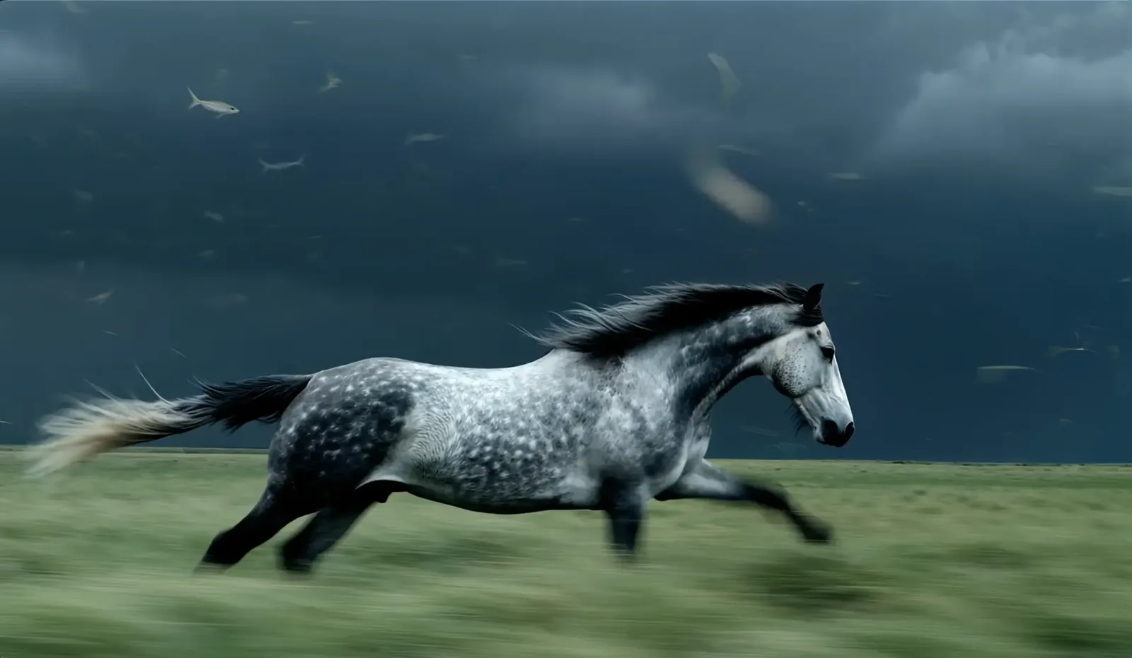 Galloping horse