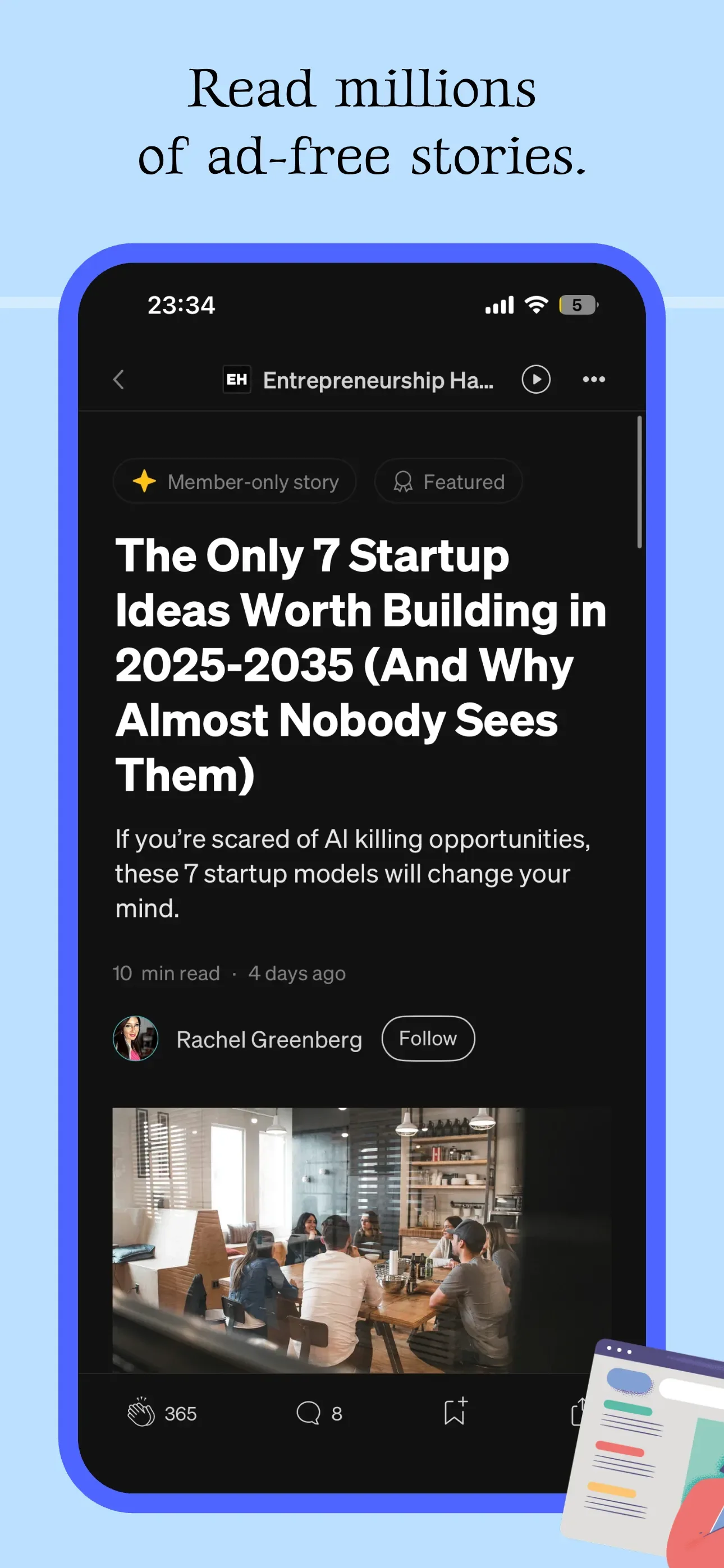 Story listing