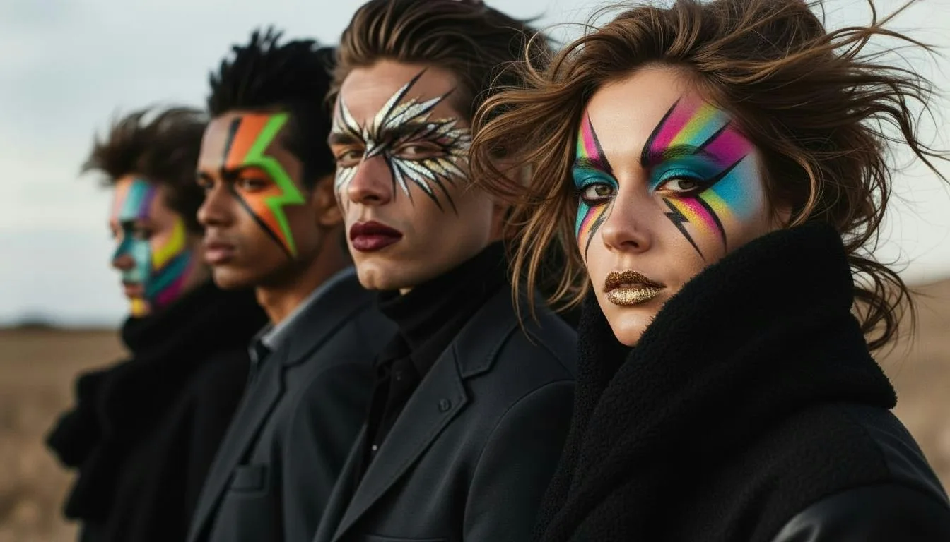 Face paint portraits